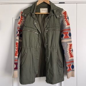 Thread & Supply utility jacket - army green - small